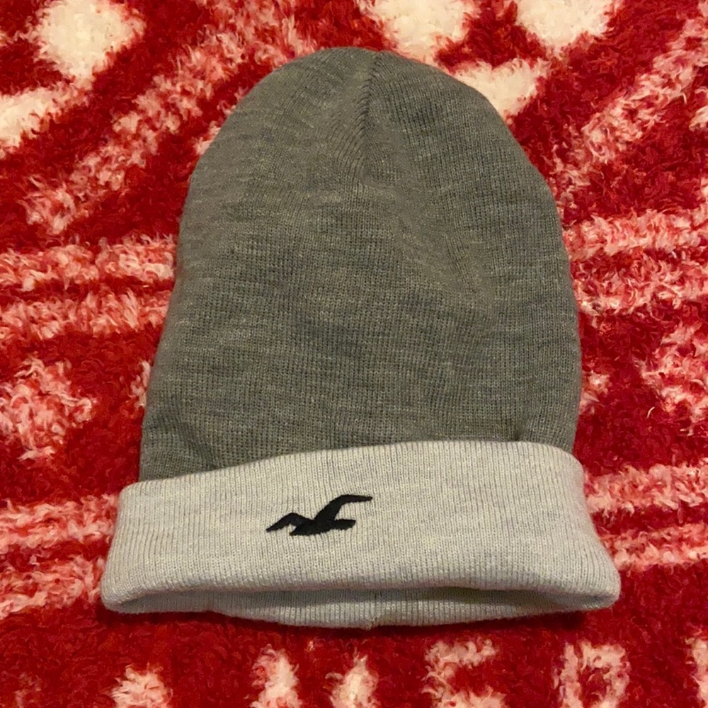 Unisex Grey Hollister beanie